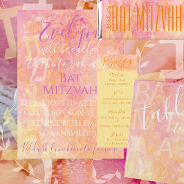 Porta-copo De Papel Quadrado Bar ou Bat Mitzvah simplesmente sutil