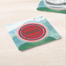 Barbecue de Casamento de Aquarela