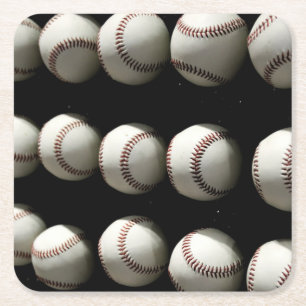 Porta-copo De Papel Quadrado Baseballs