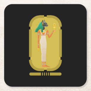 Porta-copo De Papel Quadrado Bastet Suporte para Copo de Papel