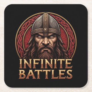 Porta-copo De Papel Quadrado Batalhas infinitas