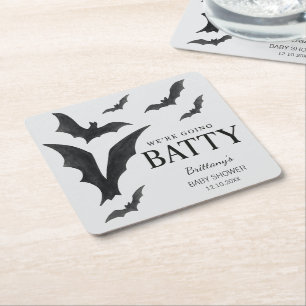 Porta-copo De Papel Quadrado Bateria Para Chá de fraldas De Bebês De Halloween