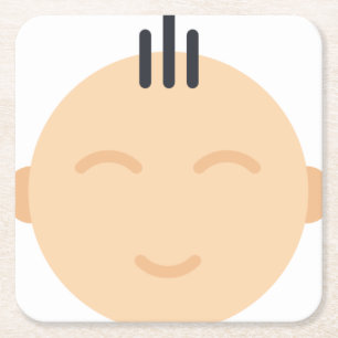 Porta-copo De Papel Quadrado bebê