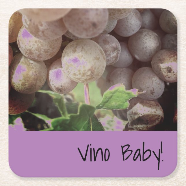 Porta-copo De Papel Quadrado Beber Coasters (Frente)