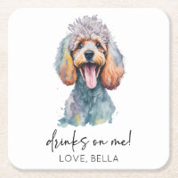 Bebidas Em Mim! Casamento de Poodle Dog Pet