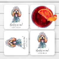 Bebidas Em Mim! Casamento de Poodle Dog Pet