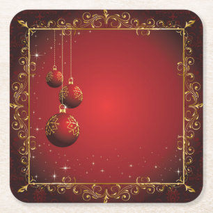 Porta-copo De Papel Quadrado Belo conjunto de Portas copos de Natal/Férias