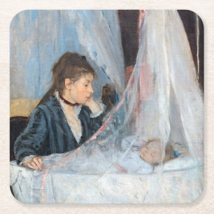 Porta-copo De Papel Quadrado Berthe Morisot - O Berço / Le Berceau