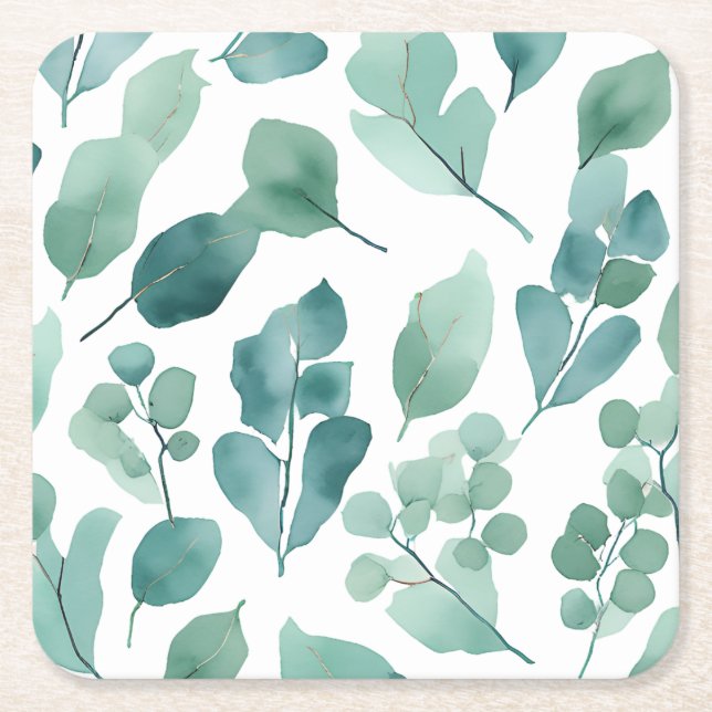 Porta-copo De Papel Quadrado Besonderes design (Frente)