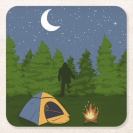 Porta-copo De Papel Quadrado BigFoot Acampando
