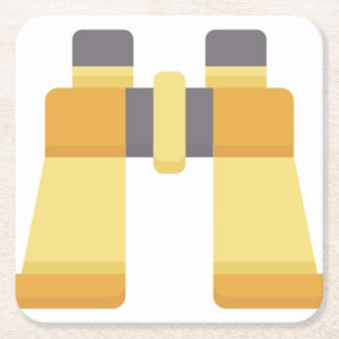 Porta-copo De Papel Quadrado Binoculares