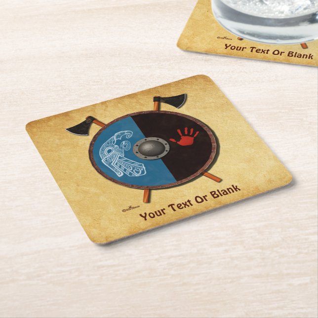 Porta-copo De Papel Quadrado Blindagem e eixos (Inclinado)