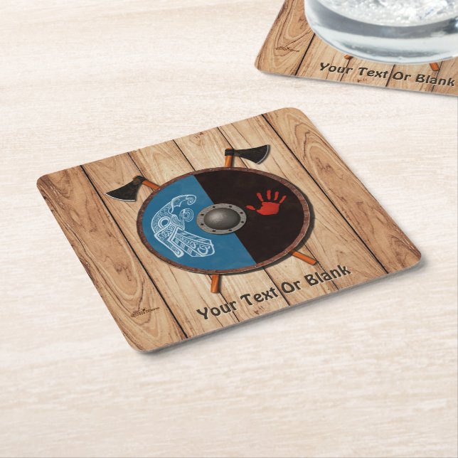 Porta-copo De Papel Quadrado Blindagem e eixos (Inclinado)