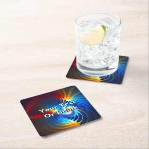 Porta-copo De Papel Quadrado Blueshift gravitacional