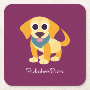 Porta-copo De Papel Quadrado BO o cão