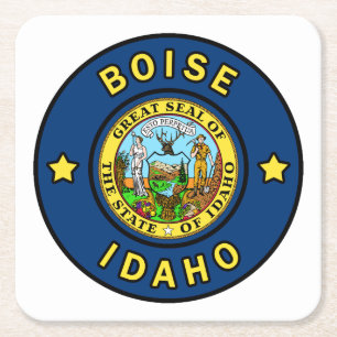 Porta-copo De Papel Quadrado Boise Idaho