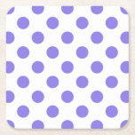 Porta-copo De Papel Quadrado Bolinhas<br><div class="desc">Bolinhas em branco</div>