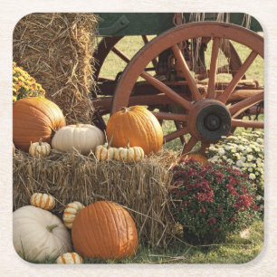 Porta-copo De Papel Quadrado Bombas De Outono E Tela De Mãe