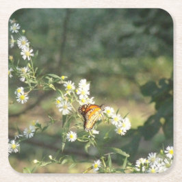 Porta-copo De Papel Quadrado Borboleta