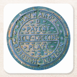 Porta-copo De Papel Quadrado Borough of London Utility Cobrir - Porta copos