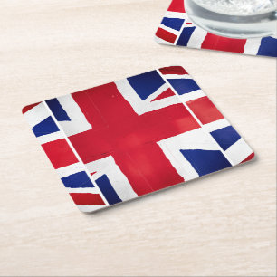 Porta-copo De Papel Quadrado Brexit UK