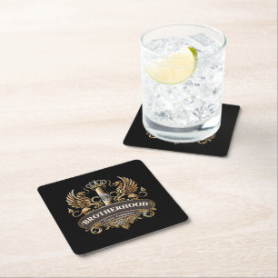 Porta-copo De Papel Quadrado Brotherhood Cigar Company