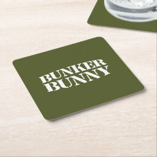 PORTA-COPO DE PAPEL QUADRADO BUNKER BUNNY