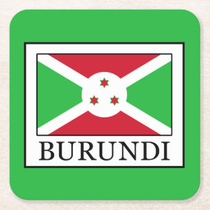 Porta-copo De Papel Quadrado Burundi