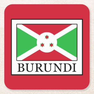 Porta-copo De Papel Quadrado Burundi