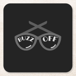 Porta-copo De Papel Quadrado Buzz Off - Camisa-T feminina dos anos 40