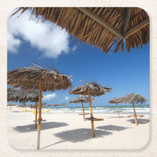 Porta-copo De Papel Quadrado Cabanas  Brazil da praia