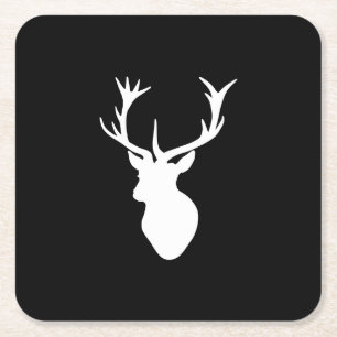 Porta-copo De Papel Quadrado Cabeça Branca