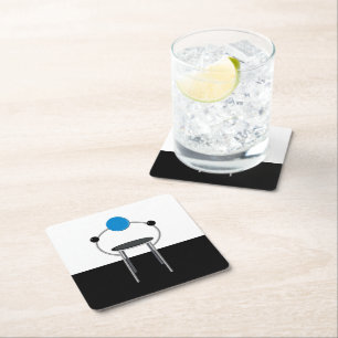 Porta-copo De Papel Quadrado Cadeira Postmoderna