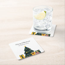 Caixa de presentes da árvore de Natal Elegante