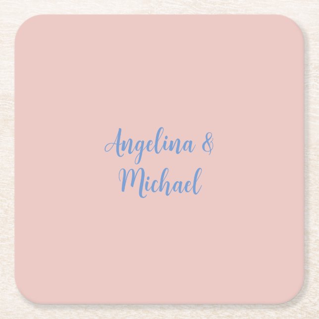 Porta-copo De Papel Quadrado Caligrafia exclusiva de nomes de tendências de Na  (Frente)