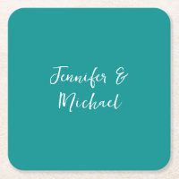 Caligrafia minimalista profissional azul verde