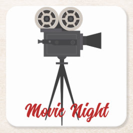 Porta-copo De Papel Quadrado Câmara para filmes retrorreflectores personalizáve