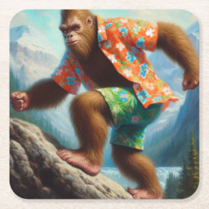 Porta-copo De Papel Quadrado Caminho do Pé Grande