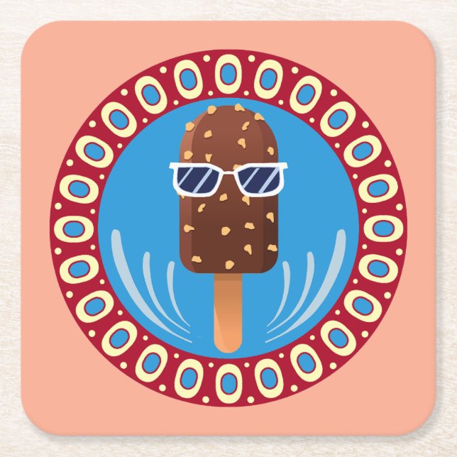 Porta-copo De Papel Quadrado camper stuff (Frente)