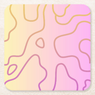 Porta-copo De Papel Quadrado camuflagem