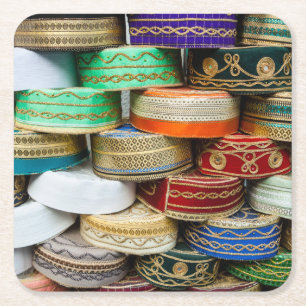 Porta-copo De Papel Quadrado Caps árabes no mercado