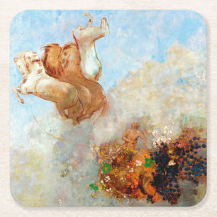 Porta-copo De Papel Quadrado Carruagem de Apolo, Redon