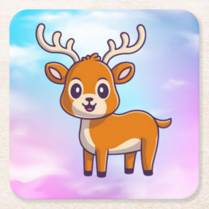 Porta-copo De Papel Quadrado Cartoon-23501 De Cachorro