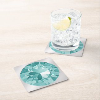 Porta-copo De Papel Quadrado Casamento