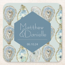 Casamento de Ostras de Aquarela