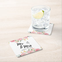 Casamento Floral de Aquarela de Jardim de Verão