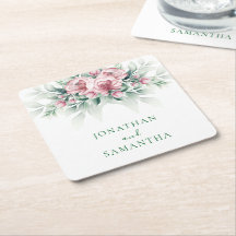 Casamento Moderno Elegante Rosa Verde