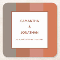 Casamento Personalizado em Striped Bauhaus