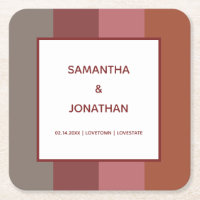 Casamento Personalizado em Striped Bauhaus