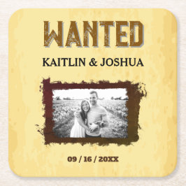 Porta-copo De Papel Quadrado Casamento Russo Ocidental 🤠 Foto Desejada